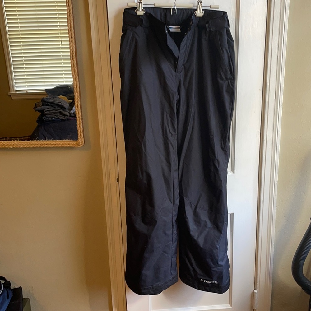 Columbia Mens Large Black Ski Snow Pants